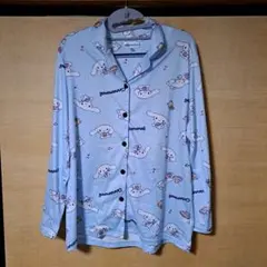シナモロール シナモン ルームウェア パジャマ 長袖 上下 水色 青 ブルー Mのサムネイル