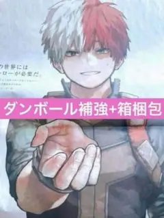 僕のヒーローアカデミア ヒロアカ 轟焦凍 新聞 1部 毎日新聞 完結記念