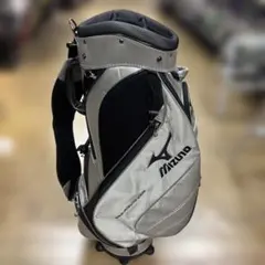 訳あり 新品未使用品 MIZUNOミズノ キャディバッグ9.5型 シルバー