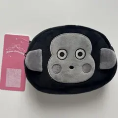 おさるのもんきち　ポーチ　サンリオ　アベイル　モノクロ