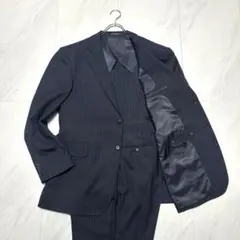 TOPVALU スーツ セットアップ 特大サイズ アジャスター付き ネイビーE8