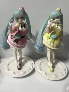 初音ミク マカロン フィギュア 2体まとめ売り