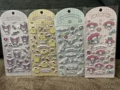 【海外限定正規品】 サンリオ☆ぷっくり☆4枚セット