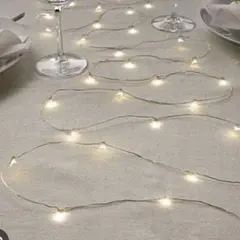 IKEA VISSVASS ヴィスヴァス LEDライトチェーン 40球のサムネイル