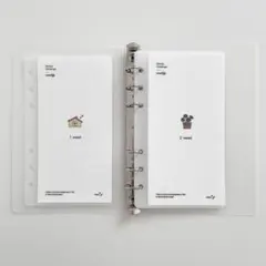 【1点のみ】韓国　貯金　バインダー　リフィル　週予算　2