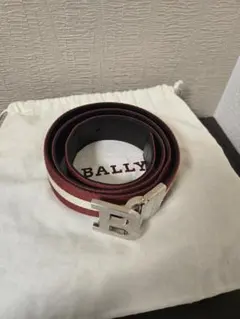 BALLY ブラウンストライプ ベルトのサムネイル
