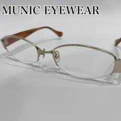 MUNIC EYEWEAR メガネ　度あり　テンプル花柄