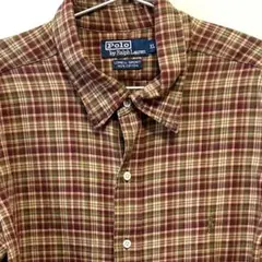 90’s Polo by Ralph Lauren ネルシャツ XL