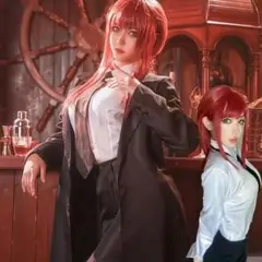 新品 ウィッグ付き マキマ コスプレ 衣装 チェンソーマン