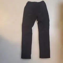 迷彩柄 ブラック ロングパンツ　裏起毛