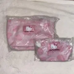 Hello Kitty ポーチ 2点セット ピンク