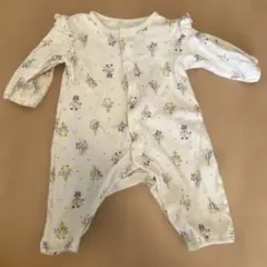 カバーオール アンパサンド ブーケ柄カバーオール ベビー 女の子 サイズ70