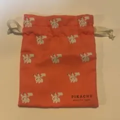 巾着袋　ピカチュウ　【ポケモン】