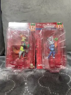 ディズニー ズートピア クリスマスフィギュア 2体セット