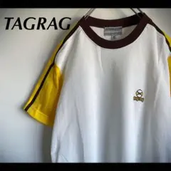 80s 90s アメリカ製 tagrag tシャツ デッドストック刺繍ロゴ
