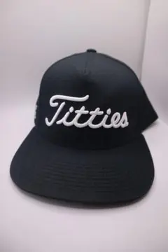 Titties ゴルフハット スナップバックキャップ ブラック