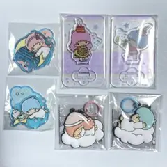 サンリオ リトルツインスターズ キキララ アクスタ ラバーチャーム 6点