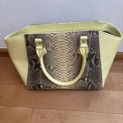 JRA認定 CELENCEE パイソン 蛇革 ハンドバッグ トートバッグ - メルカリ