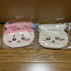 ガチャ　ちいかわ おかお巾着② 古本屋かにちゃん　ラッコ　セット
