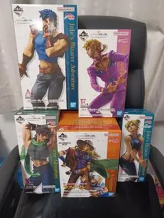 ジョジョの奇妙な冒険 一番くじ A.B.E.F.ラストワン 5種類セット