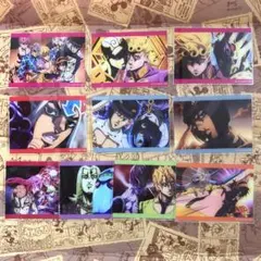 ジョジョの奇妙な冒険 黄金の風 トレーディング場面写アクリルカード 全10種