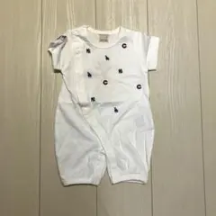 プティマイン☆MLBロゴ刺繍2wayカバーオール50〜70