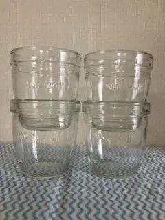 モロゾフ ガラス容器 プリン容器 4個