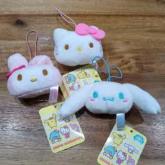 サンリオ ぬいぐるみマスコットセット マイメロディ ハローキティ シナモロール