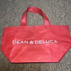 DEAN&DELUCA ペーパートートバッグ　エコバッグ　赤　2025