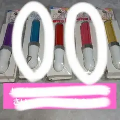 セリア　LED ミニミニペンライト　2本セット推し活　ブルー　ピンクのサムネイル