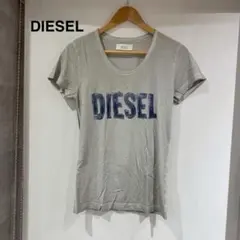 DIESEL ディーゼル Tシャツ ラインストーン Y2K サイバー DIESEL (ディーゼル) メンズ Tシャツ 半袖 ラインストーンロゴ クルー