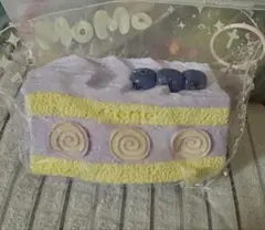 MoMo ブルーベリー ケーキ スクイーズ サンドイッチケーキ