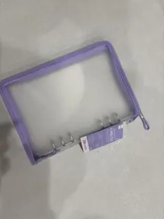 ダイソー　6リングファイル　パープル