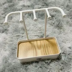 ホワイト アクセサリーケース スタンド
