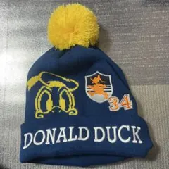 ディズニーリゾート　ドナルド　ニット帽