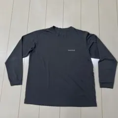 モンベル　WIC.ロングスリーブTメンズＭ-Wグレー