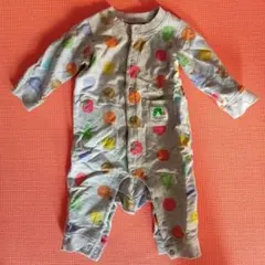 はらぺこあおむし冬物ロンパース80cm