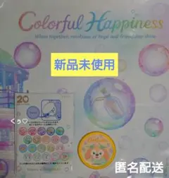 【新品】東京ディズニーシー　カラフルハピネス　20周年　ワッペン　クッキーアン