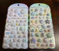 コットンパフィーシール　シナモンロール　はぴだんぶい　サンリオ　シール