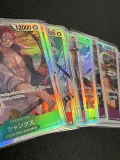 ワンピースカードSRまとめ売り14枚シャンクスルフィローたしぎフランキー等