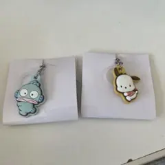 サンリオ　ダブルチャーム　ハンギョドン　ポチャッコ　2点