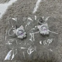サンリオ　ふわふわスノー　めじるしアクセサリー　クロミ　2点