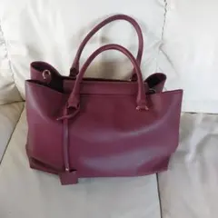 RAFFINATA by Gianni Notaro トートバッグ ボルドー