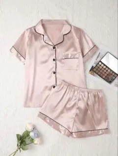 SHEIN サテン ソフト スムース プレミアム ルームウェア