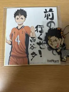 西谷夕 ハイキュー!! 色紙 ラバスト