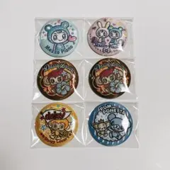ナルミヤキャラクターズ　刺繍缶バッジ　6点セット