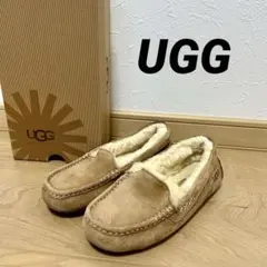 美品 UGG アグ レディース シューズ モカシン スリッポン ローファー