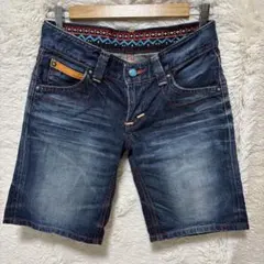 EDWIN 503 BLUE TRIP デニムショートパンツ（XS）Y2K