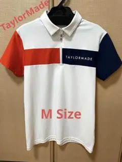 【美品】TaylorMadeカラーブロックポロMサイズのサムネイル