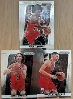 Coby White Josh Giddey Nikola Vucevic